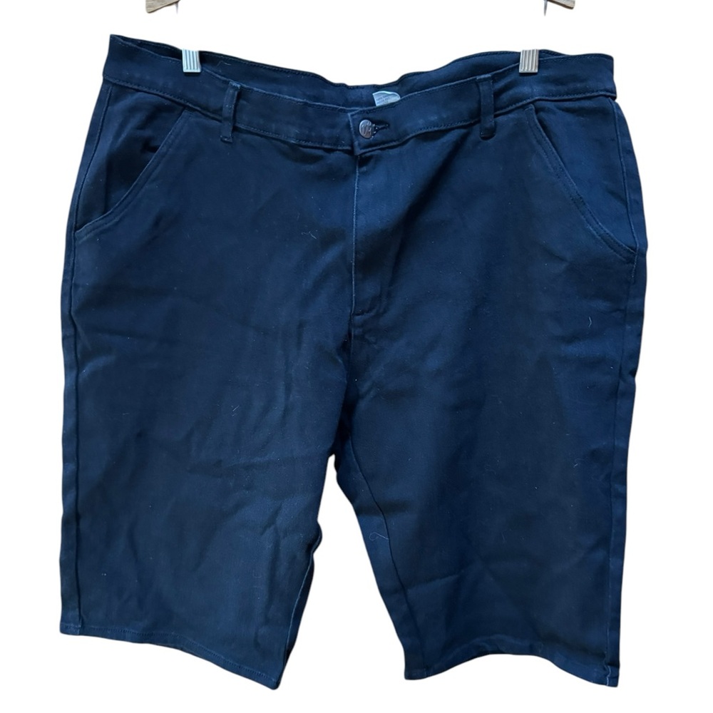 NWT DG2 by Diane Gilman Black Denim‎ Bermuda Shorts